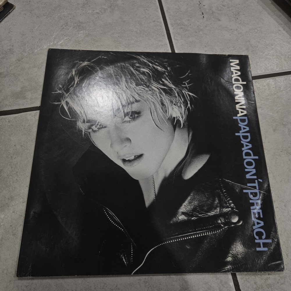 Madonna Papa Don't Preach Vinyl Record